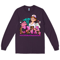 Plum cna certified nursing assistant Long Sleeve Tee - AdoDesignShop