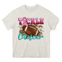 Cream Tackle Cancer Heavy Core Tee - Artiststas