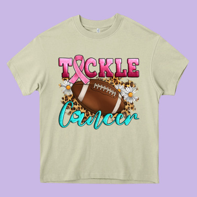 Tackle Cancer Heavy Core Tee Designed By Artiststas