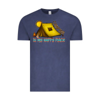 Vintage Denim camping is my happy place Vintage Tee - CowhideDigitalArt