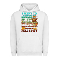 Pigment Lunar Rock I want to Fall stuff Urban Hoodie - NancyCooperArtShop