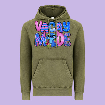 Vacay Mode Stitch Vintage Hoodie Designed By Zillion Design Studio