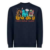 Navy cma certified medical assistant Heavyweight Sweatshirt - FaDigitalArtStudio