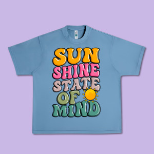 Sun Shine State Of Mind Urban Heavy Tee Designed By Jahusdesignshop