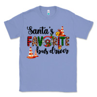 Colony Blue santa's favorite bus driver Classic Tee - AdoDesignShop
