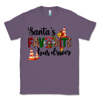 Lavender santa's favorite bus driver Classic Tee - AdoDesignShop
