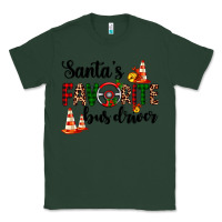 Sports Green santa's favorite bus driver Classic Tee - AdoDesignShop