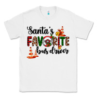 White santa's favorite bus driver Classic Tee - AdoDesignShop