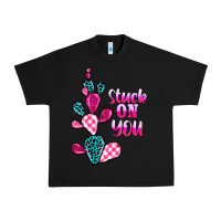 Black stuck on you cactus Urban Heavy Tee - BarkalooDesign