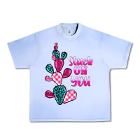 Stuck On You Cactus Urban Heavy Tee | Teevron