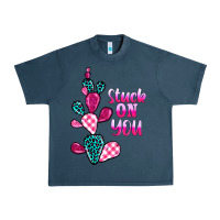 Midnight Navy stuck on you cactus Urban Heavy Tee - BarkalooDesign