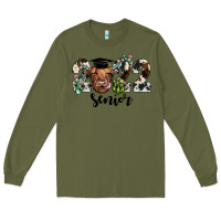 Army Green highland cow 2022 Long Sleeve Tee - JahusDesignShop