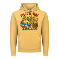 Vintage Mustard im just here for the tacos Vintage Hoodie - CTS Tumbler Store