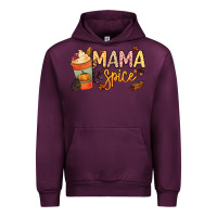 Mauve Wine Mama spice Urban Hoodie - NancyCooperArtShop