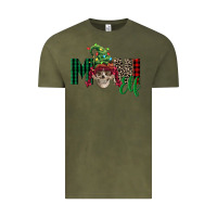 Vintage Olive girl mini elf skull Vintage Tee - FaDigitalArtStudio
