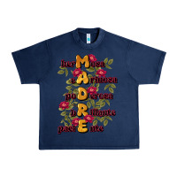 Navy ella es mamá Urban Heavy Tee - JahusDesignShop