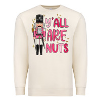 Sandshell yall are nuts Premium Sweatshirt - MaliasSmallBusiness