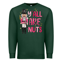 Sports Green yall are nuts Premium Sweatshirt - MaliasSmallBusiness
