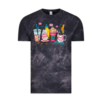 Cloud Black teacher coffee cup Vintage Tee - AdoDesignShop