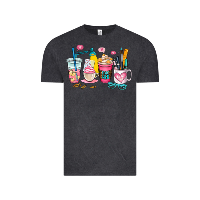 Teacher Coffee Cup Vintage Tee by AdoDesignShop | Teevron