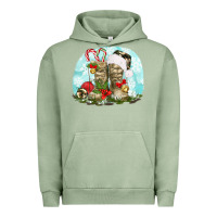 Pigment Oil Green army boots christmas Urban Hoodie - texasbilliewilder