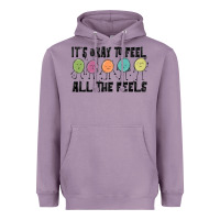 Lavender ıt's okay to feel all the feels Heavyweight Hoodie - MaliasSmallBusiness