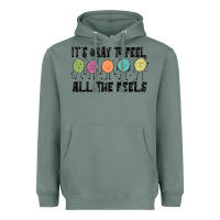 Sage ıt's okay to feel all the feels Heavyweight Hoodie - MaliasSmallBusiness