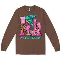 Chestnut m a medical assistant Long Sleeve Tee - AdoDesignShop