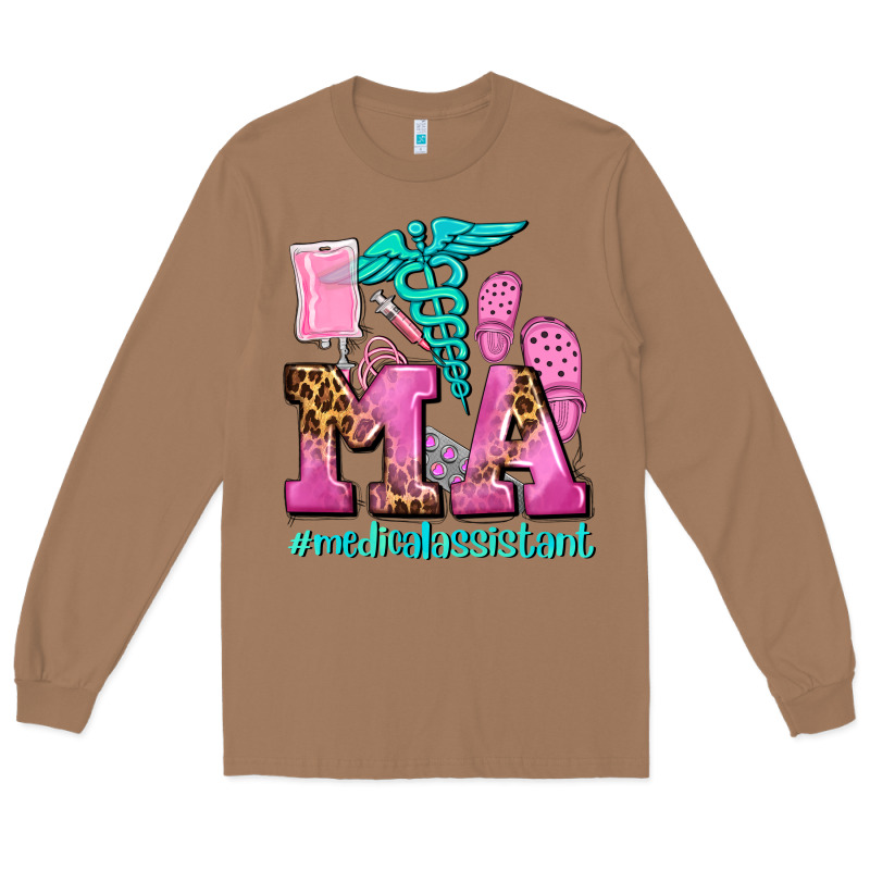 M A Medical Assistant Long Sleeve Tee by AdoDesignShop | Teevron