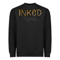 Black ınked mama Heavyweight Sweatshirt - CowhideDigitalArt