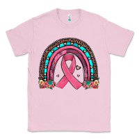 Bubblegum Pink ribbon rainbow Classic Tee - JahusDesignShop