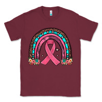 Burgundy ribbon rainbow Classic Tee - JahusDesignShop