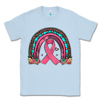Dusty Blue ribbon rainbow Classic Tee - JahusDesignShop