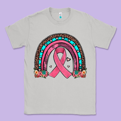 Ribbon Rainbow Classic Tee Designed By Jahusdesignshop