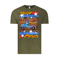 Vintage Olive american truck air freshener Vintage Tee - HRA Design Shop