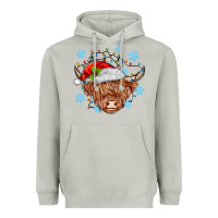 Moon Dust christmas cow Heavyweight Hoodie - MaliasSmallBusiness