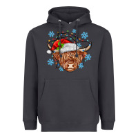 Smoke christmas cow Heavyweight Hoodie - MaliasSmallBusiness