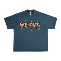 Midnight Navy we out teacher Urban Heavy Tee - JahusDesignShop