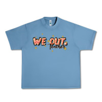 Pebble Blue we out teacher Urban Heavy Tee - JahusDesignShop