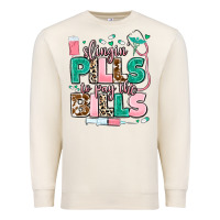 Sandshell slingin' pills to pay the bills Premium Sweatshirt - MaliasSmallBusiness