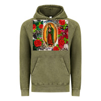 Vintage Olive Lady of Guadalupe Vintage Hoodie - CTS Tumbler Store