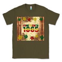 Army Green juneteenth 1865 Classic Tee - Artiststas