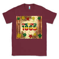 Burgundy juneteenth 1865 Classic Tee - Artiststas