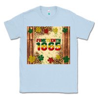 Dusty Blue juneteenth 1865 Classic Tee - Artiststas