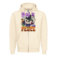Sandshell Read in peace Halloween Zipper Hoodie - NancyCooperArtShop