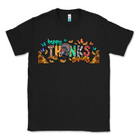 Black Happy thanksgiving Classic Tee - CowhideDigitalArt