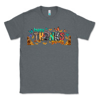 Charcoal Heather Happy thanksgiving Classic Tee - CowhideDigitalArt