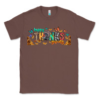 Chestnut Happy thanksgiving Classic Tee - CowhideDigitalArt