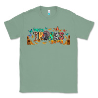 Sage Happy thanksgiving Classic Tee - CowhideDigitalArt