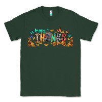 Sports Green Happy thanksgiving Classic Tee - CowhideDigitalArt
